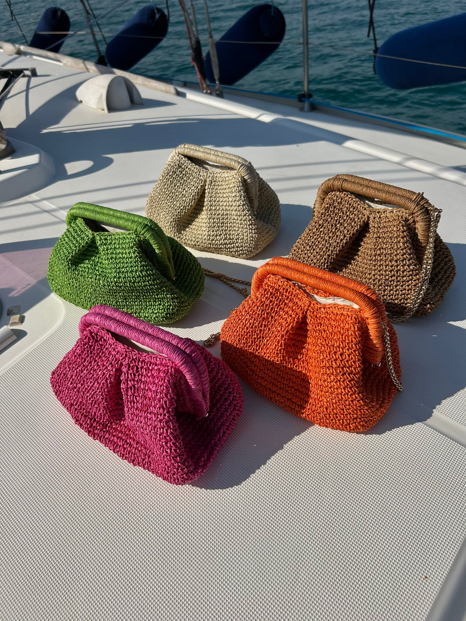 The Raffia Handle Bags