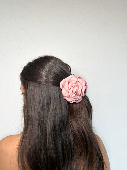 Pink Flower Clip