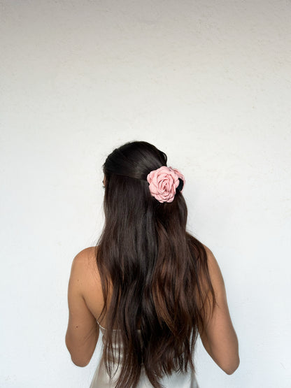 Pink Flower Clip